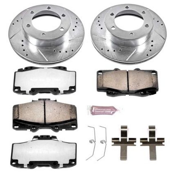 【USA在庫あり】 Power Stop 95年-02年 トヨタ 4Runner フロント Z36 Truck & Tow ブレーキ キット psbK1233-36 HD店