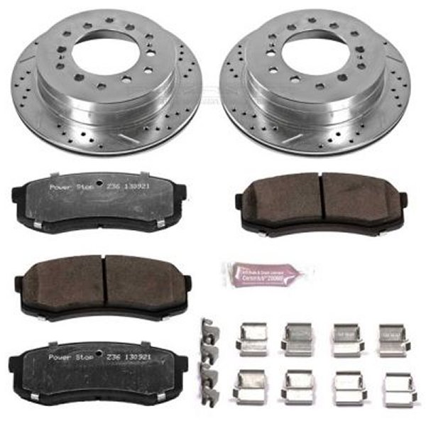 【USA在庫あり】 Power Stop 03年-09年 Lexus GX470 リヤ Z36 Truck & Tow ブレーキ キット psbK2405-36 HD店