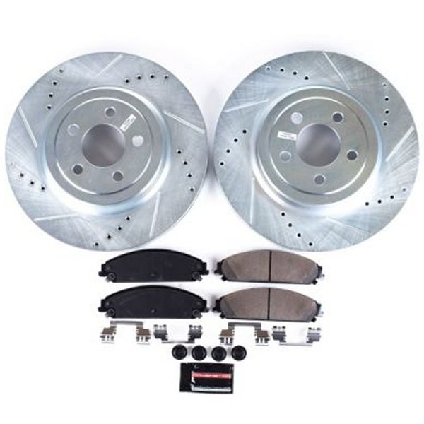 【USA在庫あり】 Power Stop 05年-19年 Chrysler 300 フロント Z23 Evolution Sport ブレーキ キット psbK2560 HD店