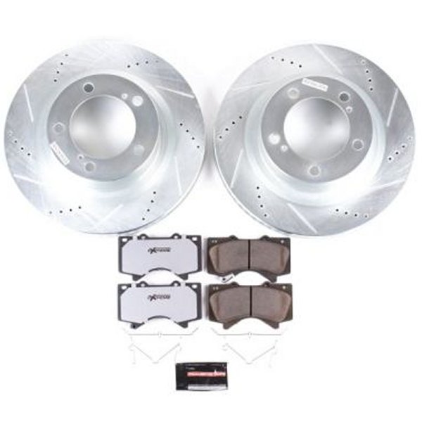【USA在庫あり】 Power Stop 16年-18年 Lexus LX570 フロント Z36 Truck & Tow ブレーキ キット psbK2952-36 HD店