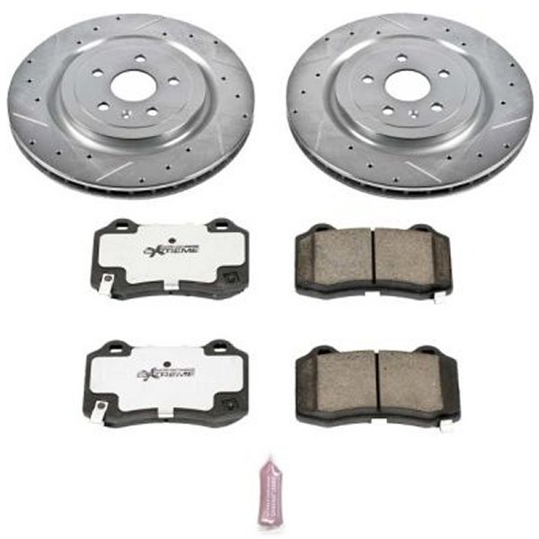 【USA在庫あり】 Power Stop 09年-15年 Cadillac CTS リヤ Z26 Street Warrior ブレーキ キット psbK3019-26 HD店