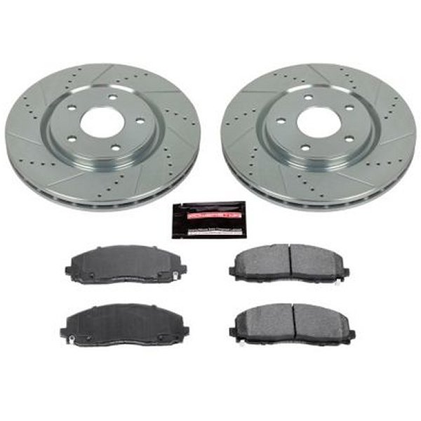 【USA在庫あり】 Power Stop 17年-19年 Chrysler Pacifica フロント Z23 Evolution Sport ブレーキ キット psbK5959 HD店