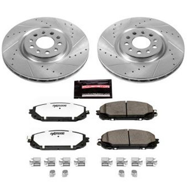 【USA在庫あり】 Power Stop 14年-16年 ジープ Cherokee フロント Z36 Truck & Tow ブレーキ キット psbK6540-36 HD店