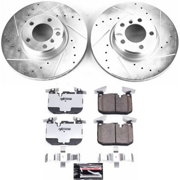 【USA在庫あり】 Power Stop 14年-16年 BMW 228i フロント Z26 Street Warrior ブレーキ キット psbK6653-26 HD店