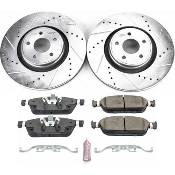 【USA在庫あり】 Power Stop 15年-18年 フォード Focus フロント Z23 Evolution Sport ブレーキ キット psbK7147 HD店