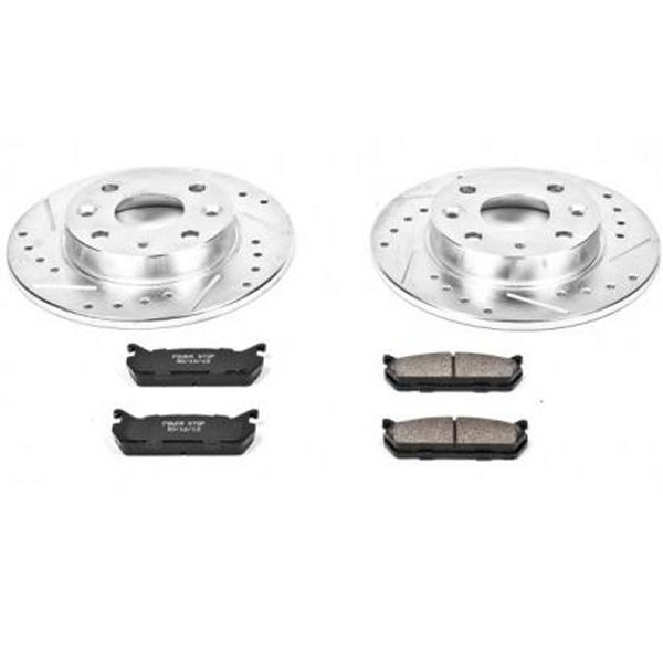 【USA在庫あり】 Power Stop 90年-93年 マツダ Miata リヤ Z23 Evolution Sport ブレーキ キット psbK719 HD店