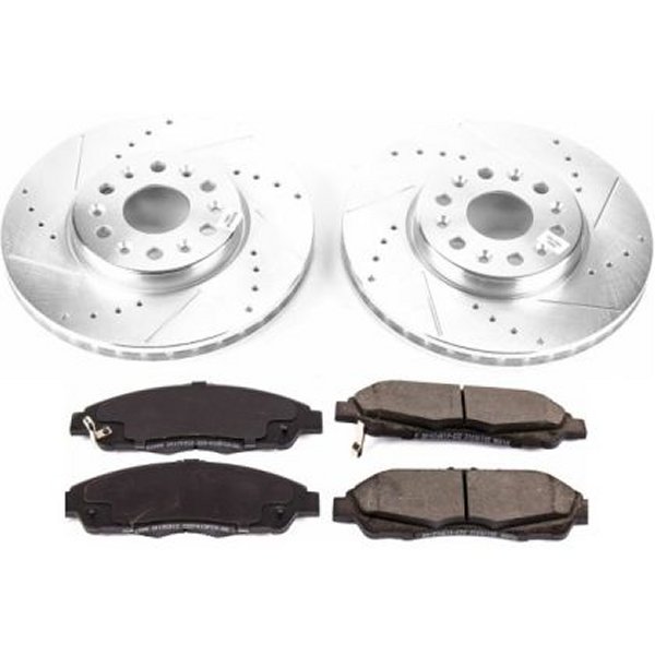 【USA在庫あり】 Power Stop 17年-18年 GMC Acadia フロント Z23 Evolution Sport ブレーキ キット psbK7409 HD店