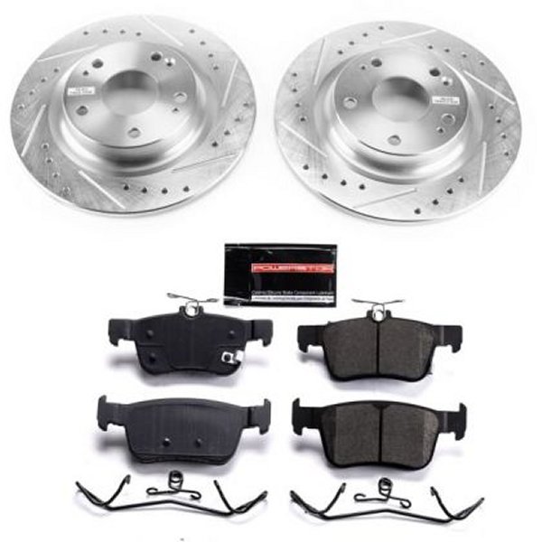 【USA在庫あり】 Power Stop 17年-19年 ホンダ シビック リヤ Z23 Evolution Sport ブレーキ キット psbK7934 HD店