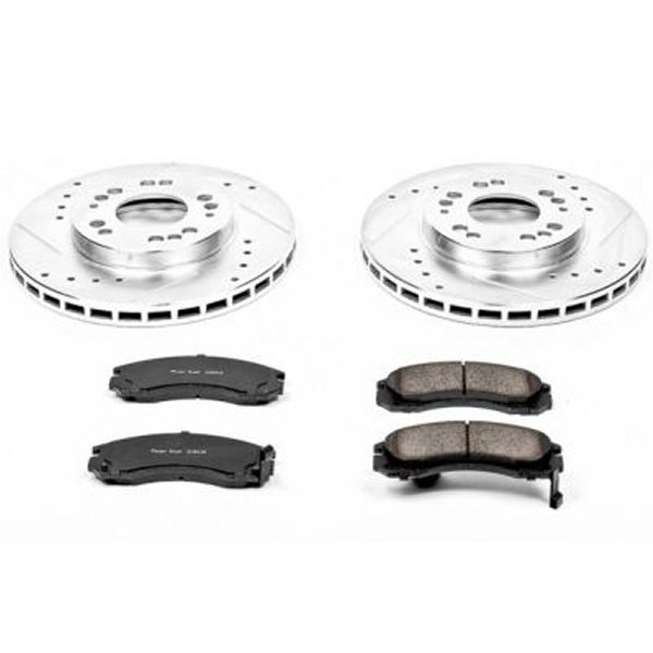 【USA在庫あり】 Power Stop 91年-96年 ダッジ Stealth フロント Z23 Evolution Sport ブレーキ キット psbK798 HD店