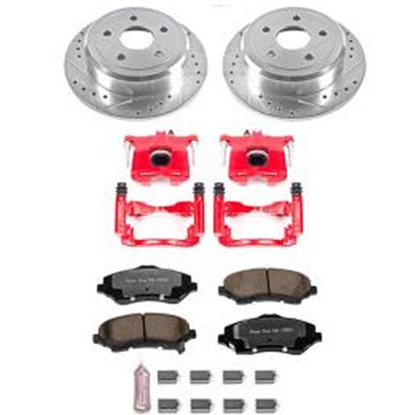 【USA在庫あり】 Power Stop 07年-17年 ジープ ラングラー リヤ Z36 Truck & Tow ブレーキ キット w/Calipers psbKC3090-36 HD店