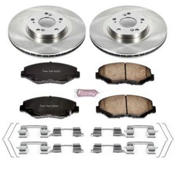 【USA在庫あり】 Power Stop 13年-15年 Acura ILX フロント オートスペシャリティ ブレーキ キット psbKOE3055 HD店