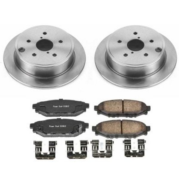【USA在庫あり】 Power Stop 15年-19年 スバル WRX リヤ オートスペシャリティ ブレーキ キット psbKOE6977 HD店