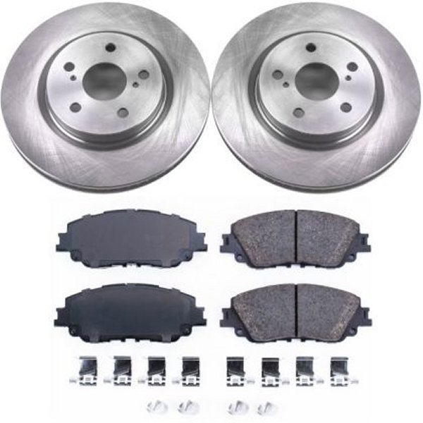【USA在庫あり】 Power Stop 2019 トヨタ Avalon フロント オートスペシャリティ ブレーキ キット psbKOE7895 HD店