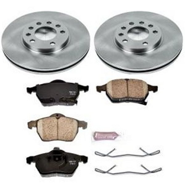 【USA在庫あり】 Power Stop 99年-03年 Saab 9-3 フロント オートスペシャリティ ブレーキ キット psbKOE834 HD店