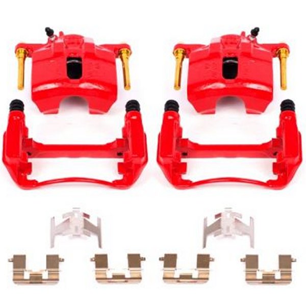 【USA在庫あり】 Power Stop 97年-99年 Acura CL フロント レッド Calipers w/ブラケットs - 2個 psbS1460 HD店 41,200円