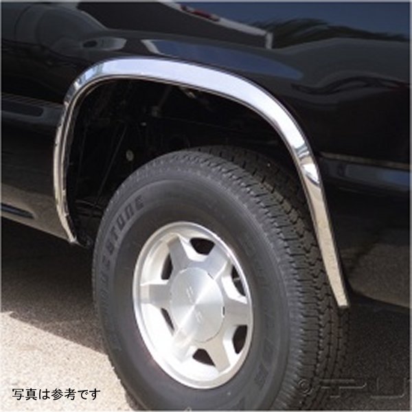 【USA在庫あり】 Putco 00年-06年 シボレー Suburban - Full w/o Fender Flares - 1.5in Wide Stainless Steel Fender Trim put97105 HD店