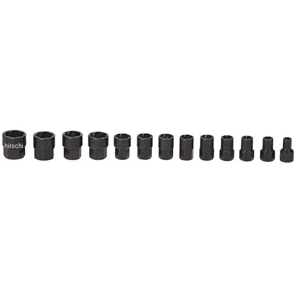 スナップオン Snap-on 3/8 インチ ドライブ 6角ヘッドファスナーエキストラクターセット 13個入り BEX13B HD店