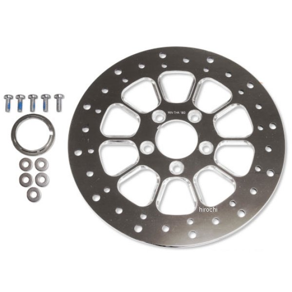 【メーカー在庫あり】 23-0660 ガッツクローム V-TWIN 11.5インチ ディスク 10スポーク ステンレス 85年以降 23-0660-GC HD店