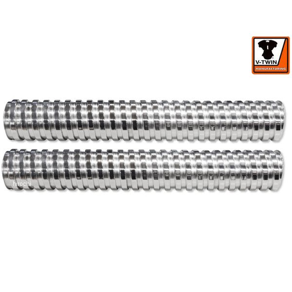 【メーカー在庫あり】 30-0110 ガッツクローム V-TWIN フレキシブル エキゾーストカバーセット クローム 30-0110-GC HD店