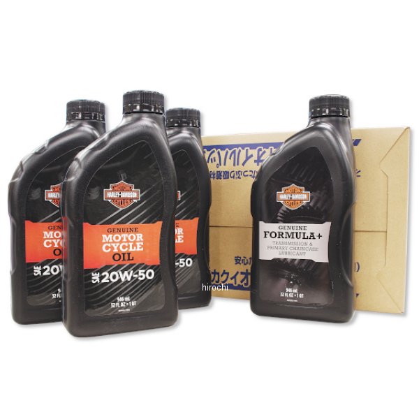 【メーカー在庫あり】 ガッツクローム オイル交換 フルセット 純正オイル スポーツスター用 8600-0008 HD店