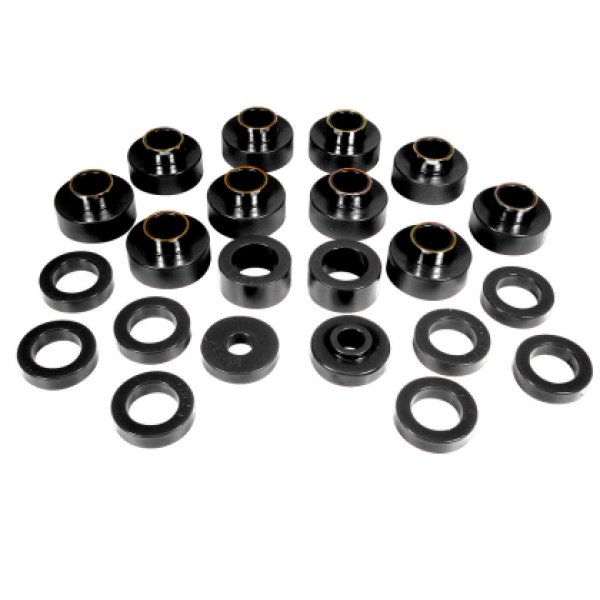 【USA在庫あり】 Prothane 81年-86年 ジープ CJ8 Body Mount - ブラック pro1-104-BL HD店