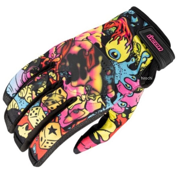 アイコン ICON 春夏モデル グローブ HOOLIGAN SCATTERBRAIN Lサイズ 3301-5117 HD店