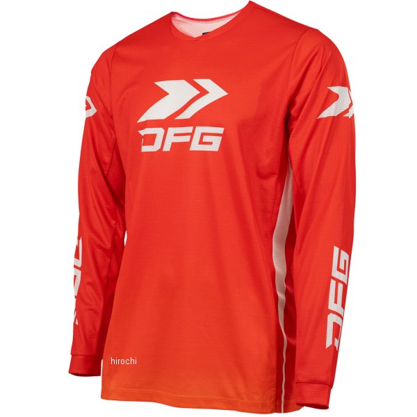 【メーカー在庫あり】 ディーエフジー DFG ソリッド ジャージ 赤/白 S G5710 HD店