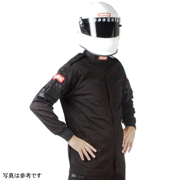 【USA在庫あり】 RaceQuip ブラック SFI-1 1-L Jacket - Medium rqp111003 HD店