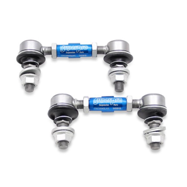 【USA在庫あり】 SuperPro 1997年 シボレー Corvette 0 フロント HD アジャスタブル エンドリンク セット (12mm Studs 100mm-120mm Length) sprTRC1245 HD店