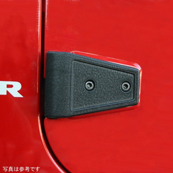 【USA在庫あり】 Rugged Ridge 07年-18年 Jeep ラングラー Unlimited JK Black Door Hinge Cover Kit rug11202.05 HD店