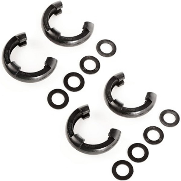 【USA在庫あり】 Rugged Ridge 3/4in ブラック D-Ring Isolator キット rug11235.60 HD店