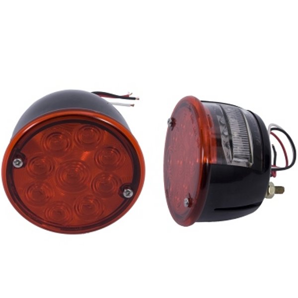 【USA在庫あり】 Rugged Ridge LED Tail ライト セット 46年-75年 Willys & ジープ CJ rug12403.84 HD店