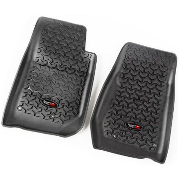 【USA在庫あり】 Rugged Ridge Floor Liner フロント Black 2007-2018 Jeep ラングラー Unlimited JK 4 Dr rug12920.03 HD店