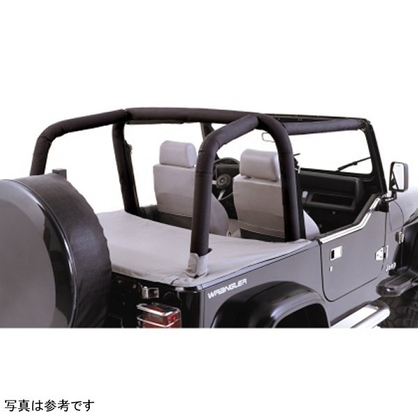 【USA在庫あり】 Rugged Ridge Roll Bar Cover Kit Black Denim 97-02 Jeep ラングラー rug13612.15 HD店