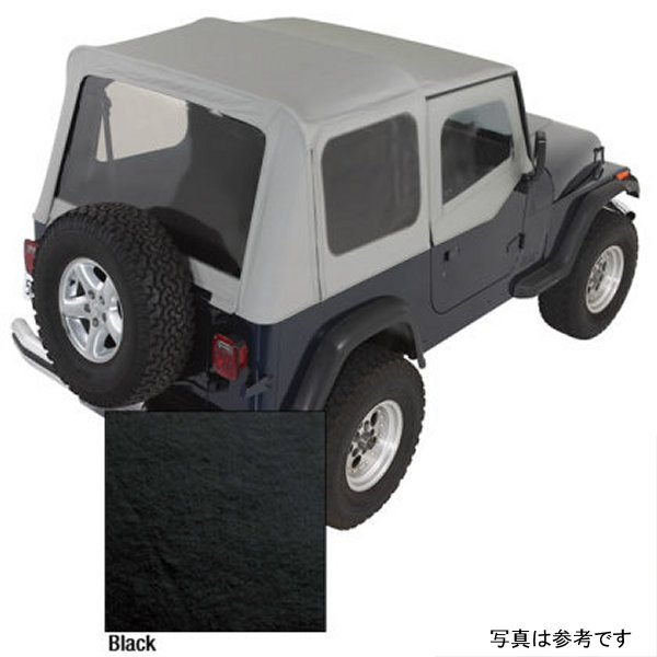 【USA在庫あり】 Rugged Ridge S-Top Door Skins Black Tinted Windows 88-95 Jeep ラングラー YJ rug13702.15 HD店