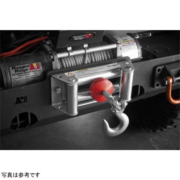 【USA在庫あり】 Rugged Ridge Winch Cable Stopper レッド rug15102.05 HD店