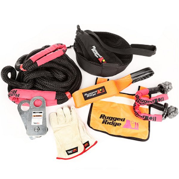 【USA在庫あり】 Rugged Ridge Premium Recovery キット with Mesh Bag rug15104.29 HD店