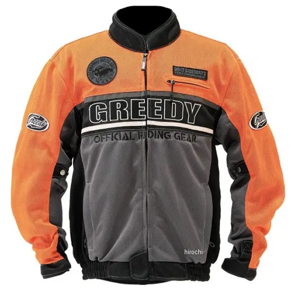 GNS-062 グリーディー GREEDY 春夏モデル ツーリングメッシュジャケット オレンジ Mサイズ GRGNS062ORM HD店