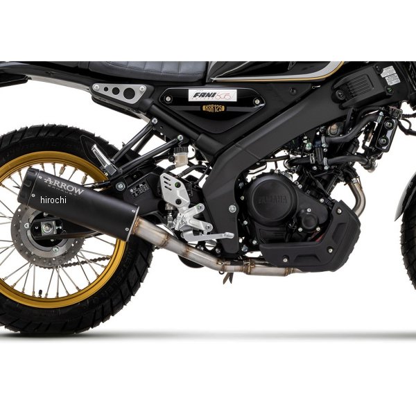 アロー Arrow フルエキゾーストマフラー Rebel ステンダーク アルミダーク 21年-24年 XSR125 71948RBN-51019MI HD店