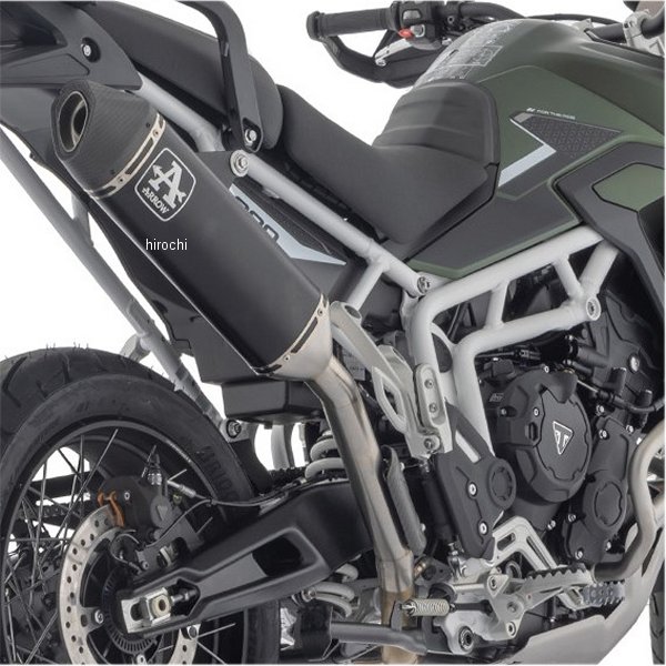 72006VAN アロー Arrow スリップオンマフラー Veloce アルミダーク 24年 トライアンフ TIGER900GT PRO 72006VAN-900gtpro HD店｜ヒロチー商事 ハーレー 店