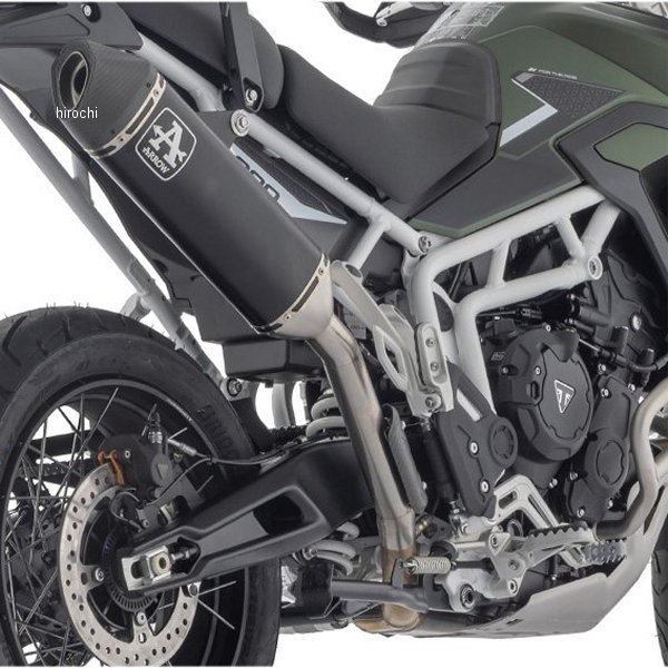 アロー Arrow スリップオンマフラー Veloce アルミダーク 24年 トライアンフ TIGER900GT 72506VAN HD店
