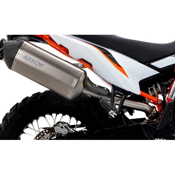 72508SKR アロー Arrow スリップオンマフラー Sonora チタン カーボンエンド 21年-23年 KTM 890AdventureR 72508SK-890AdvR HD店