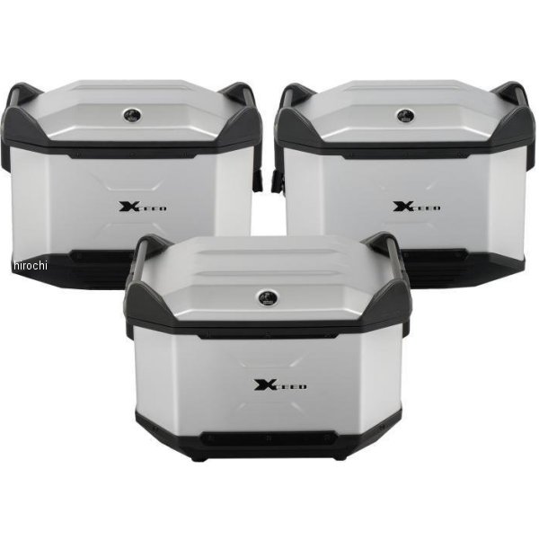 【メーカー在庫あり】 ヘプコアンドベッカー HEPCO&BECKER XCEED 3BOXセット 45L/38L シルバー HBS-XCD-ALL-S HD店 121,951円