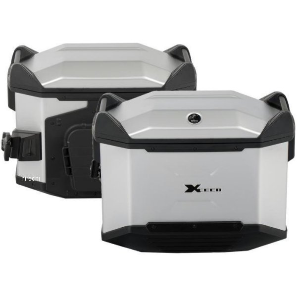 【メーカー在庫あり】 ヘプコアンドベッカー HEPCO&BECKER サイドケースセット XCEED 38L シルバー HBS-XCD-SS-S HD店｜ヒロチー商事 ハーレー 店