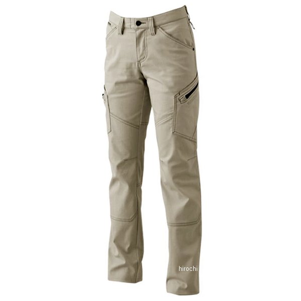 TSデザイン ハイブリッドコットンレディースカーゴパンツ ベージュ 4Lサイズ 35141 HD店
