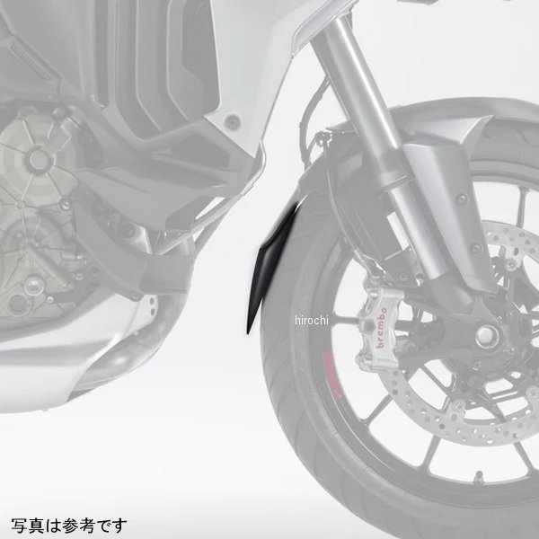 ピラミッドプラスチック Pyramid Plastics 延長フェンダー ショート 21年-22年 Multistrada V4 S Sport 黒 055159 HD店