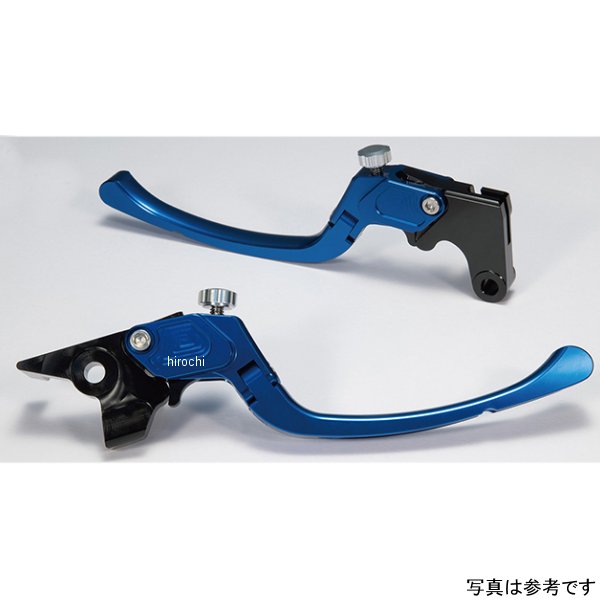 ユーカナヤ U-KANAYA ビレットレバーセット クイックタイプ ロング ZRX1100 青 KA017-004-1004 HD店
