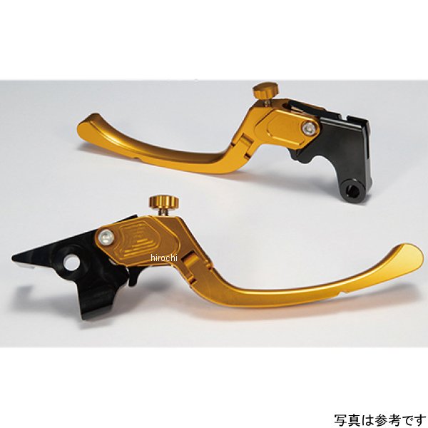 ユーカナヤ U-KANAYA ビレットレバーセット クイックタイプ ミドル 23年以降 MT-125 国内正規車 ゴールド YA063-142-1102 HD店