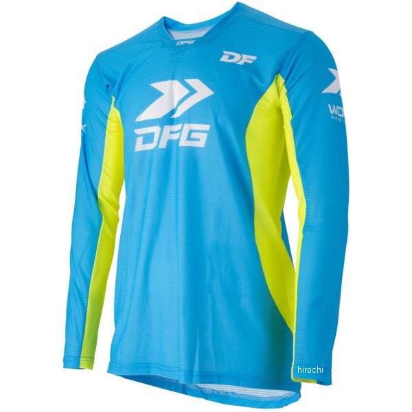【メーカー在庫あり】 ディーエフジー DFG ワークス ジャージ チャンプ 青/フローイエロー XLサイズ C0436 HD店