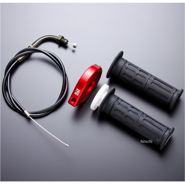 ヨシムラ スロットルセット L\u003d650mm YD-MJN24/28 赤 671-040R6501 HD店